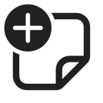 Note Add SVG Icon